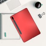 Laptop, Telefoane si Tablete - Telefoane mobile si accesorii - Accesorii Telefoane - Huse telefoane - Husa pentru tableta Samsung Galaxy Tab S8 Plus/Galaxy Tab S7 Plus, Kwmobile, Rosu, Silicon, 52921.09 - Infinity.ro