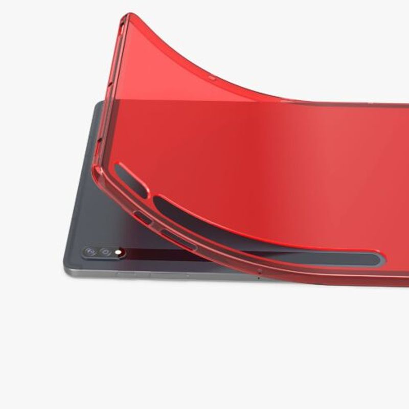 Laptop, Telefoane si Tablete - Telefoane mobile si accesorii - Accesorii Telefoane - Huse telefoane - Husa pentru tableta Samsung Galaxy Tab S8 Plus/Galaxy Tab S7 Plus, Kwmobile, Rosu, Silicon, 52921.09 - Infinity.ro