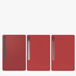 Laptop, Telefoane si Tablete - Telefoane mobile si accesorii - Accesorii Telefoane - Huse telefoane - Husa pentru tableta Samsung Galaxy Tab S8 Plus/Galaxy Tab S7 Plus, Kwmobile, Rosu, Silicon, 52921.09 - Infinity.ro