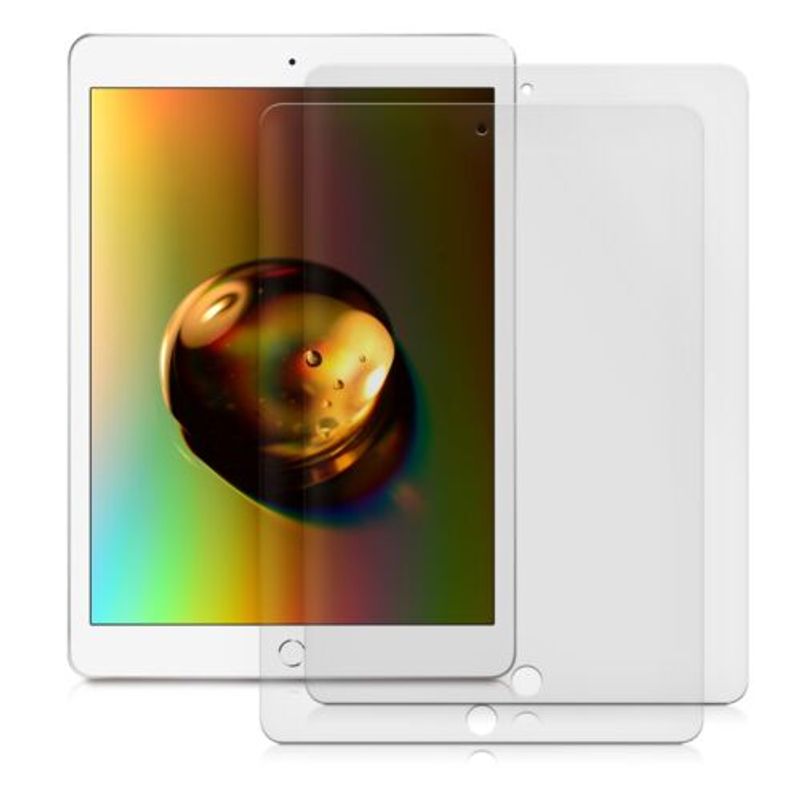 Laptop, Telefoane si Tablete - Tablete si accesorii tablete - Accesorii Tablete - Folii protectie tablete - Set 2 Folii de protectie pentru tableta Apple iPad 10.2 (2019-2021) , Kwmobile, Transparent, Plastic, 50339.1 - Infinity.ro