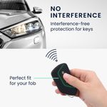 Auto si Moto - Electronice auto - Accesorii electronice auto - Husa Cheie Auto pentru VW/Skoda/Seat, 3 Butoane, Kwmobile, Silicon, Negru, 54313.05 - Infinity.ro