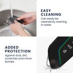 Auto si Moto - Electronice auto - Accesorii electronice auto - Husa Cheie Auto pentru VW/Skoda/Seat, 3 Butoane, Kwmobile, Silicon, Negru, 54313.05 - Infinity.ro