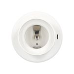 Casa si Gradina - Corpuri si surse de iluminat - Accesorii corpuri de iluminat - Set 3 Adaptoare dulie E27 cu telecomanda, Kwmobile, Alb, Plastic, 40809 - Infinity.ro