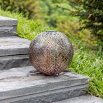 Casa si Gradina - Corpuri si surse de iluminat - Iluminat exterior - Lampi solare - Lampa solara de exterior Navaris, Iluminare LED, 30 cm, Pornire/oprire automata, 47543.07 - Infinity.ro