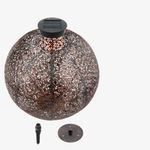 Casa si Gradina - Corpuri si surse de iluminat - Iluminat exterior - Lampi solare - Lampa solara de exterior Navaris, Iluminare LED, 30 cm, Pornire/oprire automata, 47543.07 - Infinity.ro