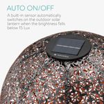 Casa si Gradina - Corpuri si surse de iluminat - Iluminat exterior - Lampi solare - Lampa solara de exterior Navaris, Iluminare LED, 30 cm, Pornire/oprire automata, 47543.07 - Infinity.ro