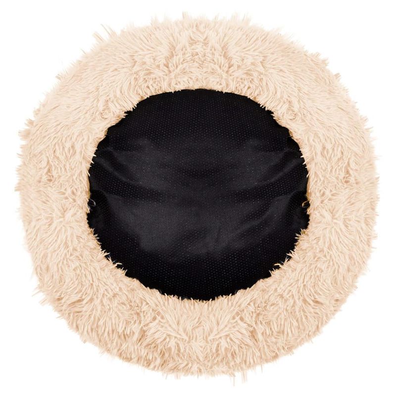 Petshop - Accesorii petshop - Culcusuri si custi - Culcusuri si saltele - Culcus pentru caini si pisici Cozy, 70 cm, marimea M, rotund, crem - Infinity.ro