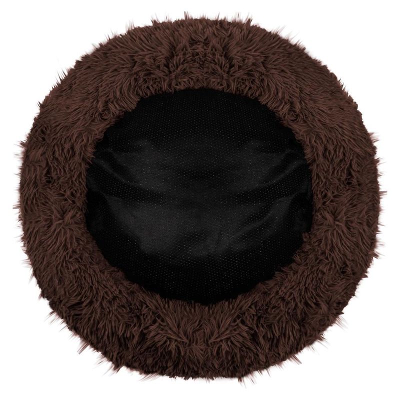 Petshop - Accesorii petshop - Culcusuri si custi - Culcusuri si saltele - Culcus pentru caini si pisici Cozy, 70 cm, marimea M, rotund, maro - Infinity.ro