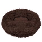 Petshop - Accesorii petshop - Culcusuri si custi - Culcusuri si saltele - Culcus pentru caini si pisici Cozy, 70 cm, marimea M, rotund, maro - Infinity.ro