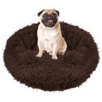 Petshop - Accesorii petshop - Culcusuri si custi - Culcusuri si saltele - Culcus pentru caini si pisici Cozy, 70 cm, marimea M, rotund, maro - Infinity.ro