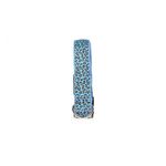 Petshop - Accesorii petshop - Zgarzi, lese si hamuri - Zgarzi - Zgarda LED pentru caini si pisici, model leopard, 36 cm, marimea S, albastru - Infinity.ro