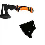 Sport si Outdoor/Accesorii si echipamente sportive/Sporturi extreme si supravietuire/Kituri supravietuire - Toporisca de supravietuire Tomahawk Hatch, maner ergonomic cauciucat, portocaliu - Infinity.ro