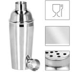 Casa si Gradina - Bucatarie si vesela - Accesorii bar - Shakere - Set bartending Springos, 12 piese, suport bambus, inox, 750 ml - Infinity.ro