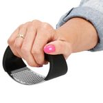 Casa si Gradina - Bucatarie si vesela - Ustensile bucatarie - Prese si storcatoare manuale - Zdrobitor de usturoi Springos, presa manuala, 10.5 x 5.3, negru/gri - Infinity.ro