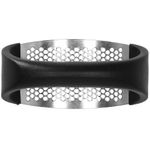 Casa si Gradina - Bucatarie si vesela - Ustensile bucatarie - Prese si storcatoare manuale - Zdrobitor de usturoi Springos, presa manuala, 10.5 x 5.3, negru/gri - Infinity.ro