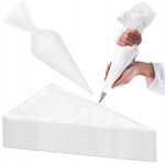 Casa si Gradina - Bucatarie si vesela - Ustensile bucatarie - Ustensile ornare prajituri - Set 100 de posuri pentru decorat Springos, 23,5 cm x 17 cm, polietilena, alb - Infinity.ro