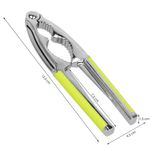 Casa si Gradina - Bucatarie si vesela - Ustensile bucatarie - Razatori si curatatoare - Spargator de nuci Springos, 15.5 x 4.5 cm, verde / argintiu - Infinity.ro