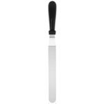 Casa si Gradina - Bucatarie si vesela - Ustensile bucatarie - Pensule, spatule si teluri bucatarie - Spatula cofetarie, 42 x 3 cm, argintiu / negru - Infinity.ro