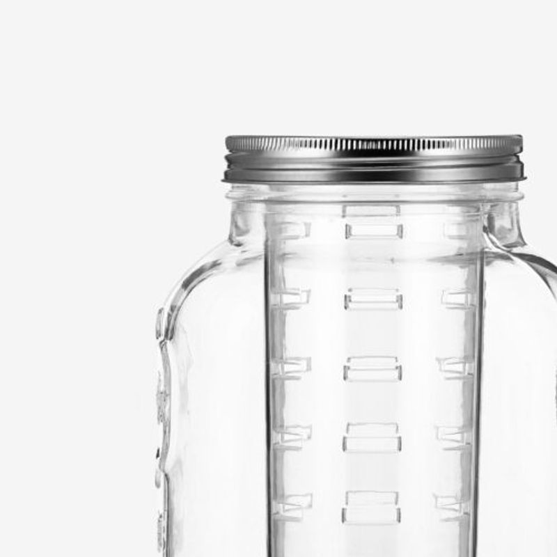 Casa si Gradina/Bucatarie si vesela/Accesorii bar/Carafe si decantoare - Dozator de bauturi cu infuzor de fructe si insertie de gheata Navaris, 4 l, 52425.01 - Infinity.ro