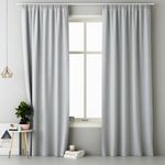 Casa si Gradina - Textile si covoare - Perdele si draperii - Perdele - Set 2 Perdele Lola cu rejansa Jemidi, 140 x 250 cm, Gri, Poliester, 55308.25.02 - Infinity.ro