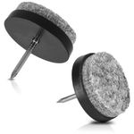 Casa si Gradina - Mobilier - Feronerie si accesorii mobila - Set 20 Planoare din pasla cu cuie, 28 mm, 45905.3.01 - Infinity.ro