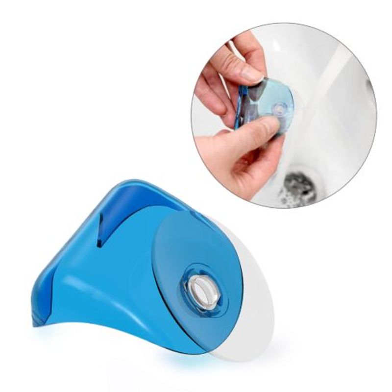 Casa si Gradina - Sanitare - Suporturi si accesorii baie - Suporturi baie - Set 2 Suporti cu ventuza pentru aparat de ras, Kwmobile, Albastru, Plastic, 48032.12 - Infinity.ro
