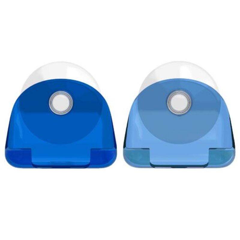 Casa si Gradina - Sanitare - Suporturi si accesorii baie - Suporturi baie - Set 2 Suporti cu ventuza pentru aparat de ras, Kwmobile, Albastru, Plastic, 48032.12 - Infinity.ro