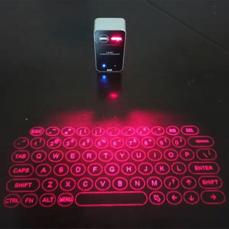 PC, gaming si accesorii - Periferice PC - Tastaturi - Tastatura Virtuala, Proiectie Laser, Windows, Mac, iOS, Android, Bluetooth si Usb cu functie de mouse - Infinity.ro