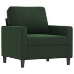 Casa si Gradina - Mobilier - Seturi de mobilier - Seturi living - Set de canapele cu perne, 3 piese, catifea, verde inchis, model 1 - Infinity.ro