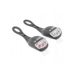 Sport si Outdoor - Ciclism - Accesorii pentru biciclete - Lumini biciclete - Set 2 lampi pentru bicicleta, fata si spate, silicon, 4x3.3x6.5cm, negru - Infinity.ro