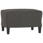 Casa si Gradina - Mobilier - Seturi de mobilier - Seturi living - Set de canapele cu perne, 3 piese, catifea, gri inchis, model 3 - Infinity.ro