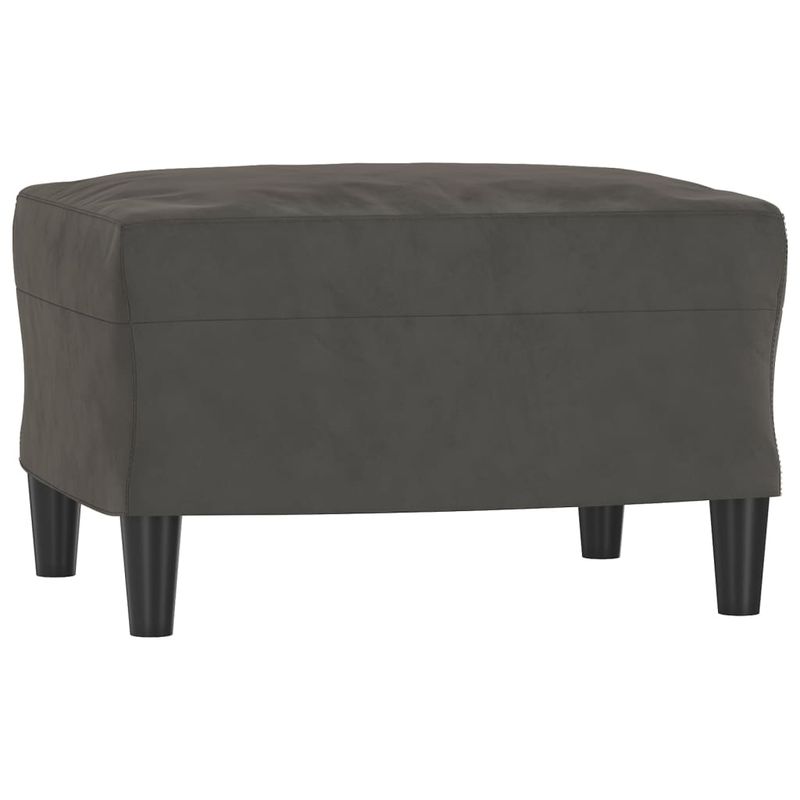 Casa si Gradina - Mobilier - Seturi de mobilier - Seturi living - Set de canapele cu perne, 3 piese, catifea, gri inchis, model 3 - Infinity.ro