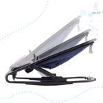 Casa si Gradina - Mobilier - Mobilier copii - Balansoare, leagane si hamace - Balansoar Lulilo, 0-6 luni, poliester si metal, ajustare in 4 trepte, gri - Infinity.ro
