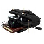 Sport si Outdoor - Articole de voiaj - Rucsacuri - Geanta militara pentru centura de sold, 12x18x6cm, negru - Infinity.ro