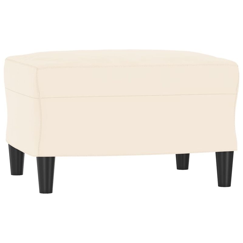 Casa si Gradina - Mobilier - Seturi de mobilier - Seturi living - Set de canapele cu perne, 3 piese, catifea, crem, model 3 - Infinity.ro
