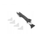 Casa si Gradina - Constructii - Scule de mana si unelte - Unelte de taiere - Set razuitor sticla multifunctional, 19 x 4.5 cm, plastic, capete interschimbabile - Infinity.ro