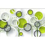 Casa si Gradina - Decoratiuni - Tapet - Autocolant, Pasari, pomi, cercuri, 270 x 200 cm - Infinity.ro