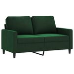 Casa si Gradina - Mobilier - Seturi de mobilier - Seturi living - Set de canapele cu perne, 2 piese, catifea, verde inchis - Infinity.ro