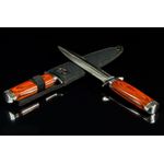 Casa si Gradina - Bucatarie si vesela - Vesela si tacamuri - Cutite si seturi de cutite - Cutit de vanatoare Foxter, 28 cm, otel inoxidabil si lemn, husa neagra - Infinity.ro