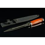 Casa si Gradina - Bucatarie si vesela - Vesela si tacamuri - Cutite si seturi de cutite - Cutit de vanatoare Foxter, 28 cm, otel inoxidabil si lemn, husa neagra - Infinity.ro