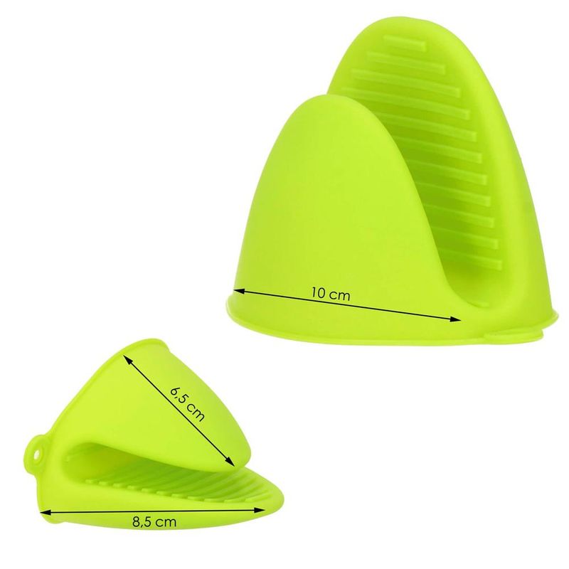 Casa si Gradina - Textile si covoare - Textile bucatarie - Manusi bucatarie - Manusa pentru bucatarie Springos, din silicon, rezistenta la caldura, verde - Infinity.ro