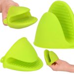 Casa si Gradina - Textile si covoare - Textile bucatarie - Manusi bucatarie - Manusa pentru bucatarie Springos, din silicon, rezistenta la caldura, verde - Infinity.ro