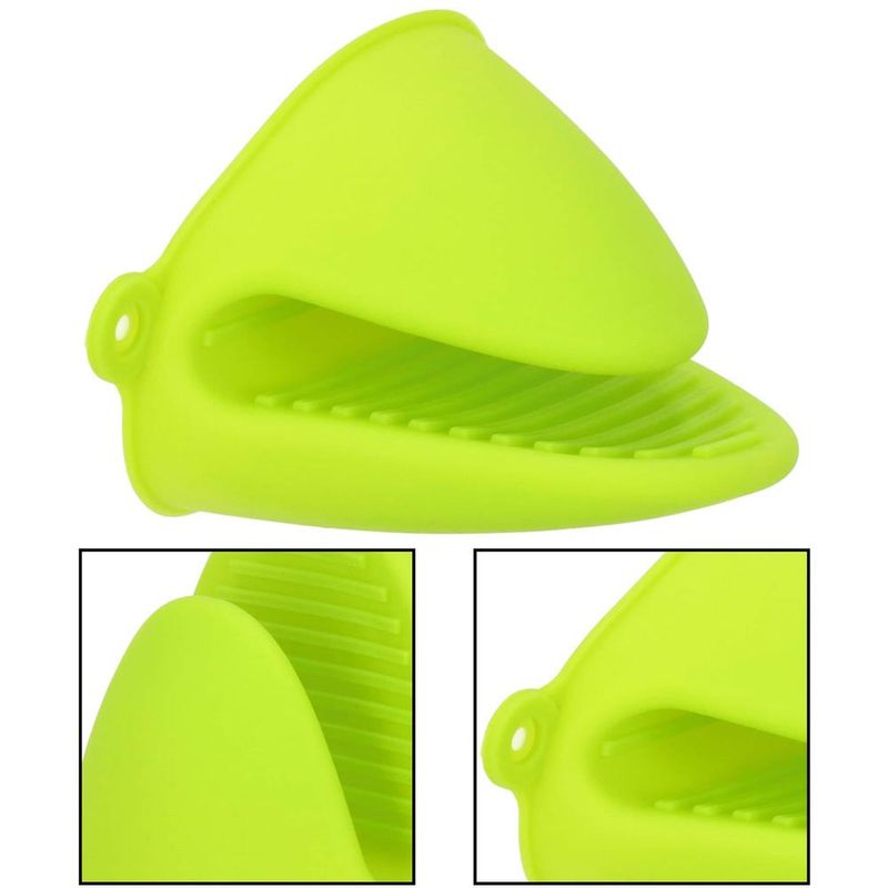 Casa si Gradina - Textile si covoare - Textile bucatarie - Manusi bucatarie - Manusa pentru bucatarie Springos, din silicon, rezistenta la caldura, verde - Infinity.ro