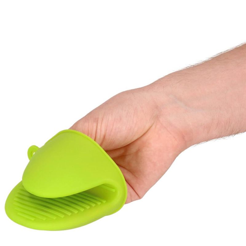 Casa si Gradina - Textile si covoare - Textile bucatarie - Manusi bucatarie - Manusa pentru bucatarie Springos, din silicon, rezistenta la caldura, verde - Infinity.ro