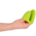 Casa si Gradina - Textile si covoare - Textile bucatarie - Manusi bucatarie - Manusa pentru bucatarie Springos, din silicon, rezistenta la caldura, verde - Infinity.ro