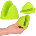Casa si Gradina - Textile si covoare - Textile bucatarie - Manusi bucatarie - Manusa pentru bucatarie Springos, din silicon, rezistenta la caldura, verde - Infinity.ro