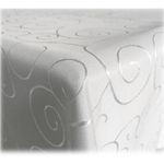 Casa si Gradina - Textile si covoare - Textile bucatarie - Fete de masa - Fata de masa ovala cu ornament Jemidi, 160 x 300 cm, Alb, Poliester, 55264.02.29 - Infinity.ro