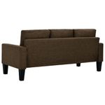 Casa si Gradina - Mobilier - Seturi de mobilier - Seturi living - Set canapele 3 piese, 3+2+1 locuri, textil, maro - Infinity.ro