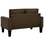 Casa si Gradina - Mobilier - Seturi de mobilier - Seturi living - Set canapele 2 piese, 2+1 locuri, textil, maro - Infinity.ro