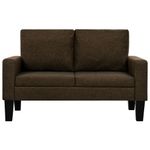 Casa si Gradina - Mobilier - Seturi de mobilier - Seturi living - Set canapele 2 piese, 2+1 locuri, textil, maro - Infinity.ro